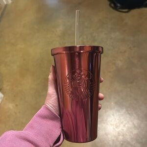Starbucks aluminum red tumbler
